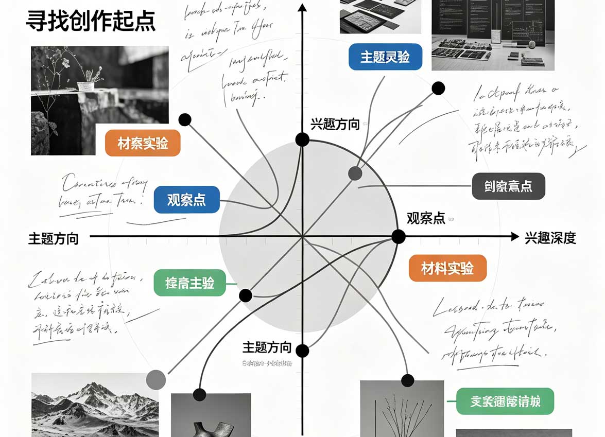 艺术留学作品集研究与发现阶段