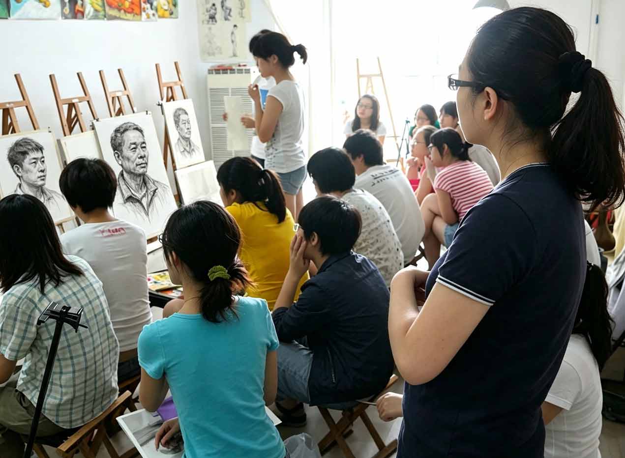 7上画室教学现场
