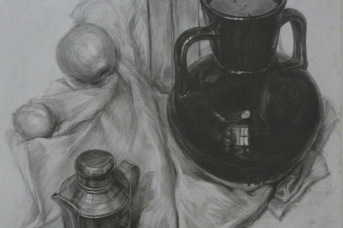 静物训练作品