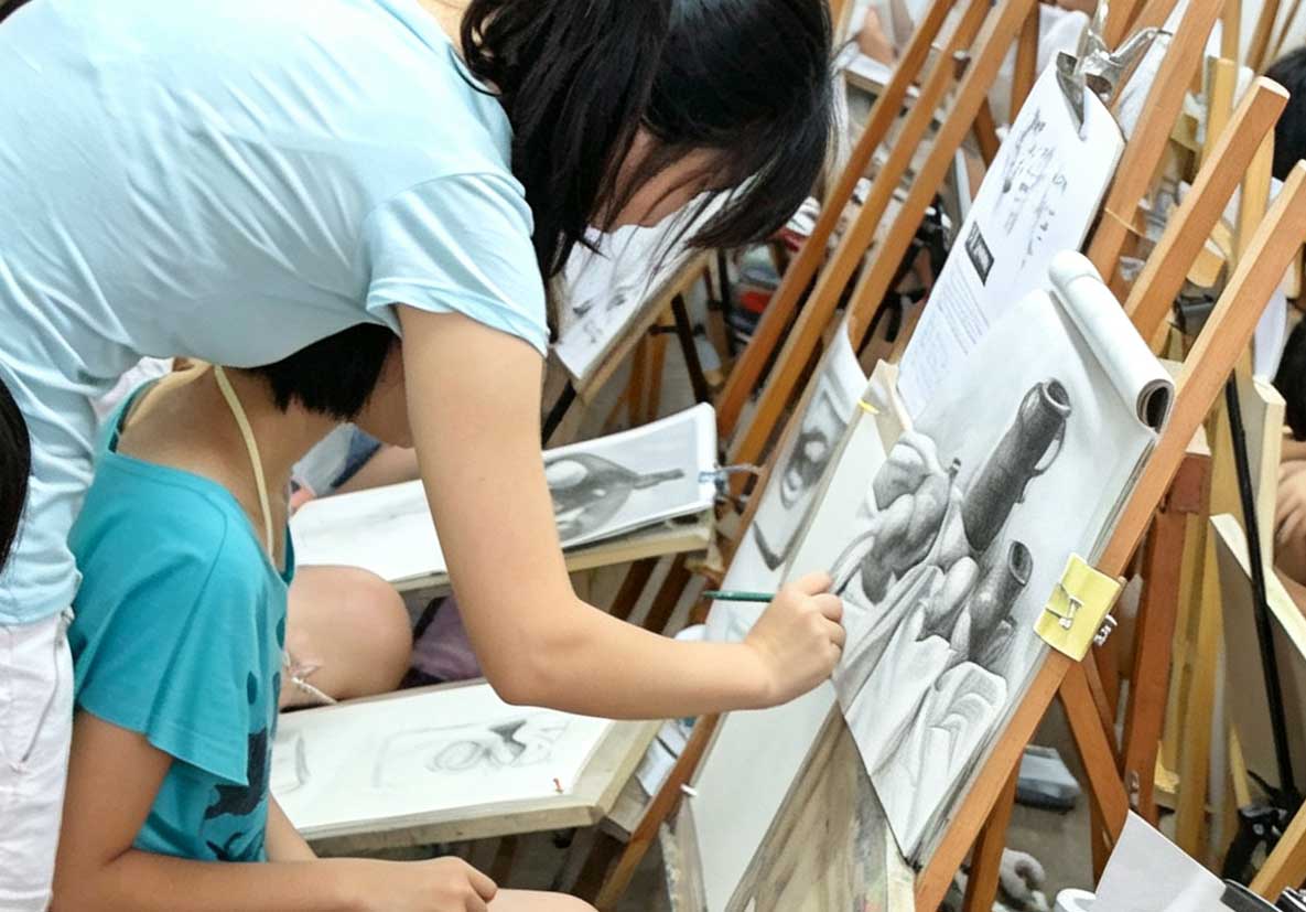 老师指导学生作品